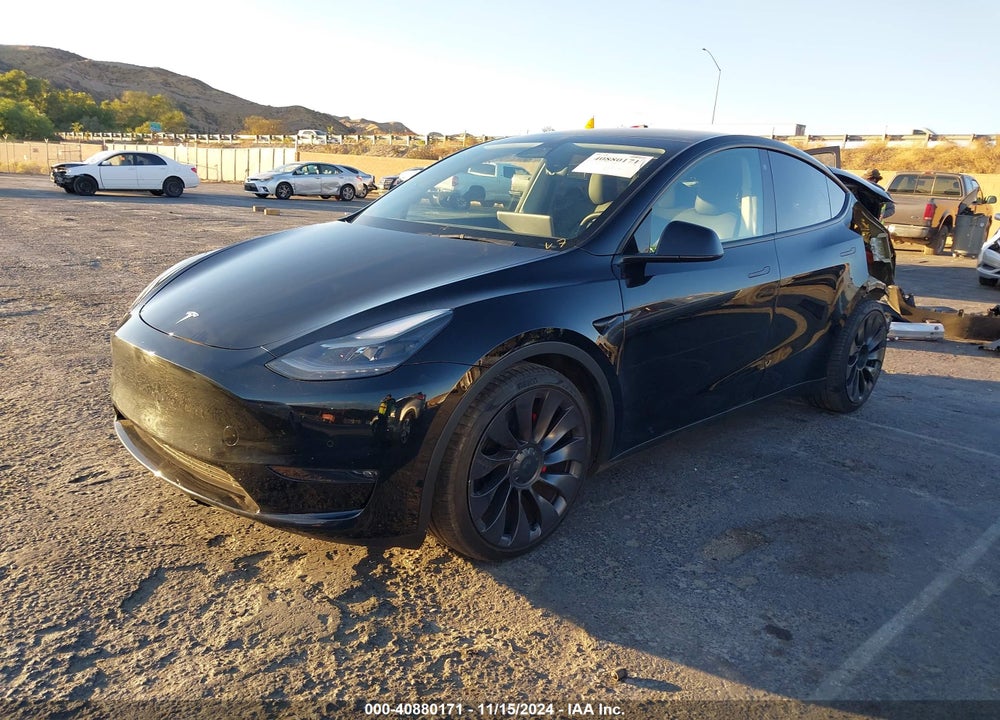2021 TESLA MODEL Y PERFORMANCE DUAL MOTOR ALL-WHEEL DRIVE VIN: 5YJYGDEF6MF306484