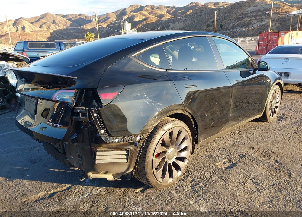 2021 TESLA MODEL Y PERFORMANCE DUAL MOTOR ALL-WHEEL DRIVE VIN: 5YJYGDEF6MF306484