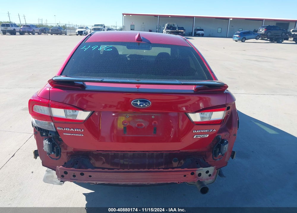 2018 SUBARU IMPREZA VIN: 4S3GKAL61J3617051