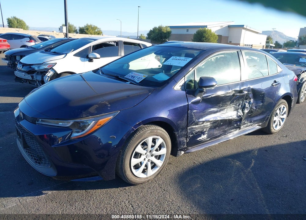 2020 TOYOTA COROLLA LE VIN: JTDEPRAE9LJ107434