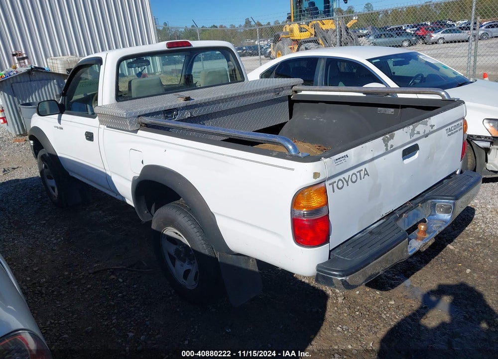 2001 TOYOTA TACOMA PRERUNNER VIN: 5TENM92N61Z854578