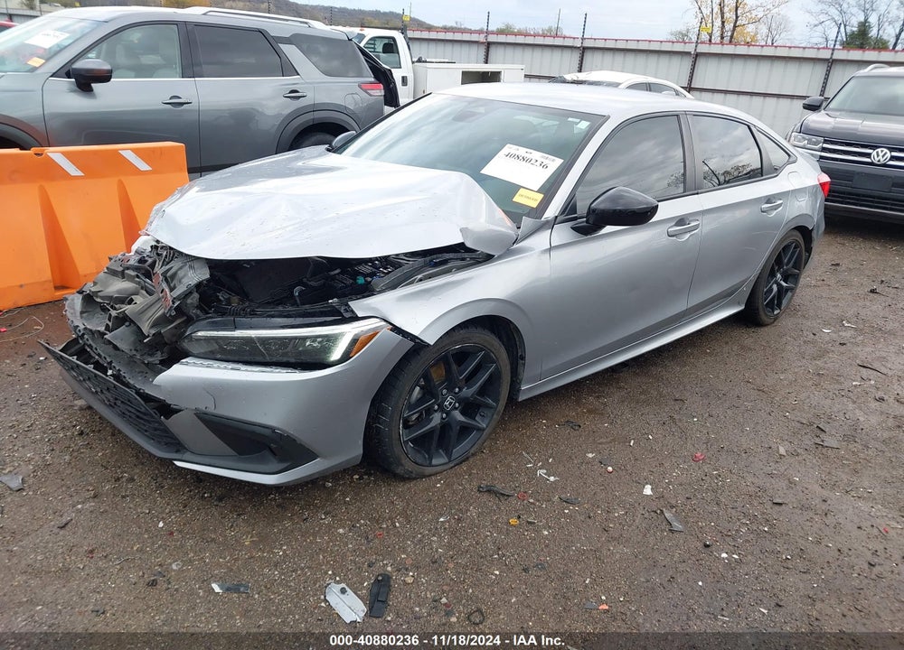2022 HONDA CIVIC SPORT VIN: 2HGFE2F58NH542039