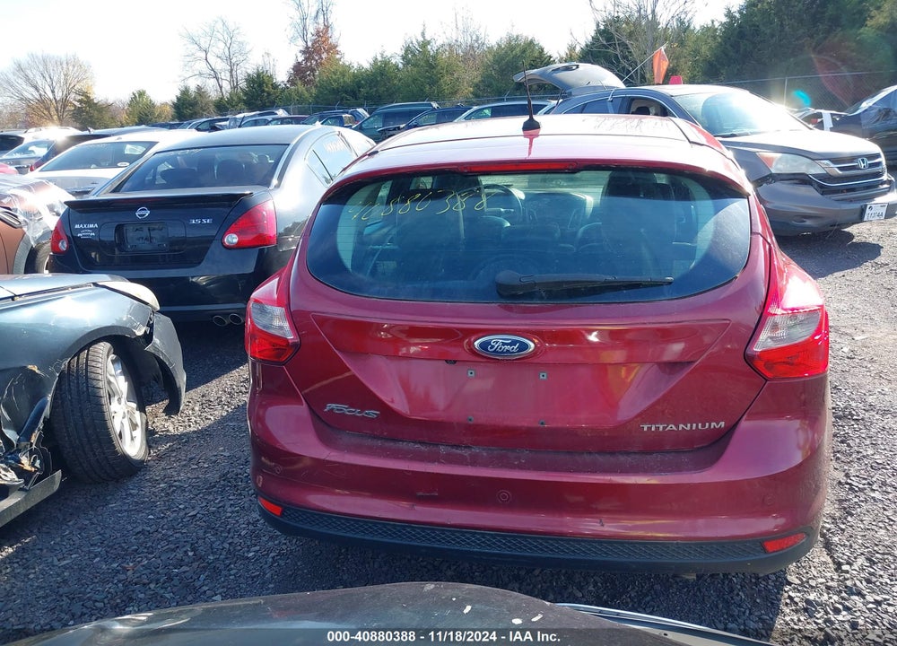 2013 FORD FOCUS TITANIUM VIN: 1FADP3N26DL231598