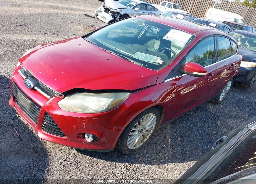 2013 FORD FOCUS TITANIUM VIN: 1FADP3N26DL231598