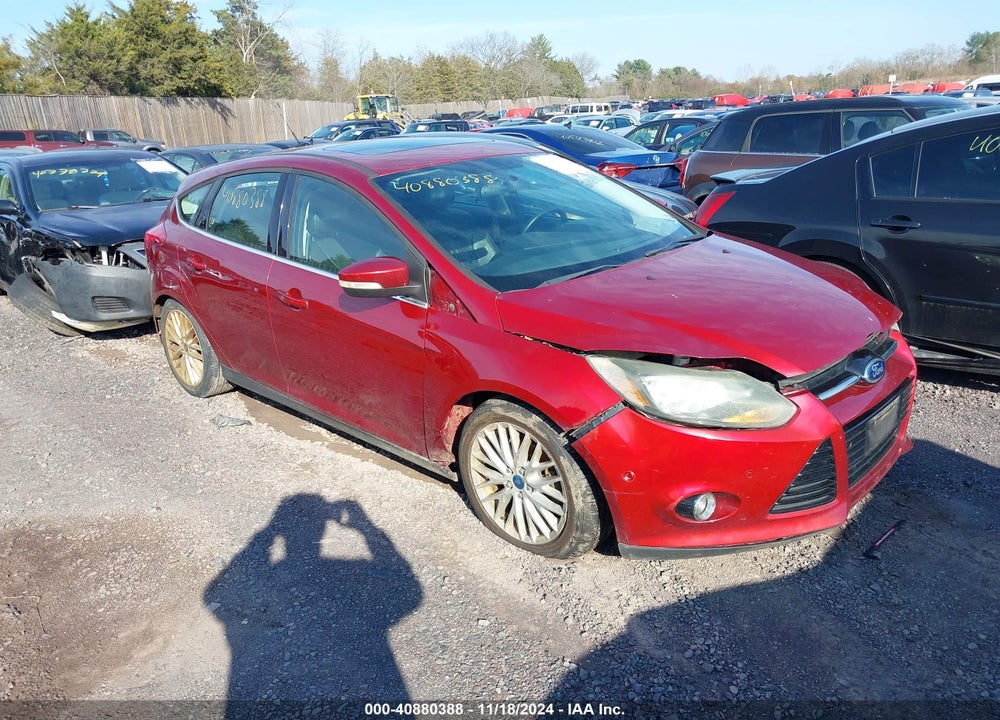 2013 FORD FOCUS TITANIUM VIN: 1FADP3N26DL231598