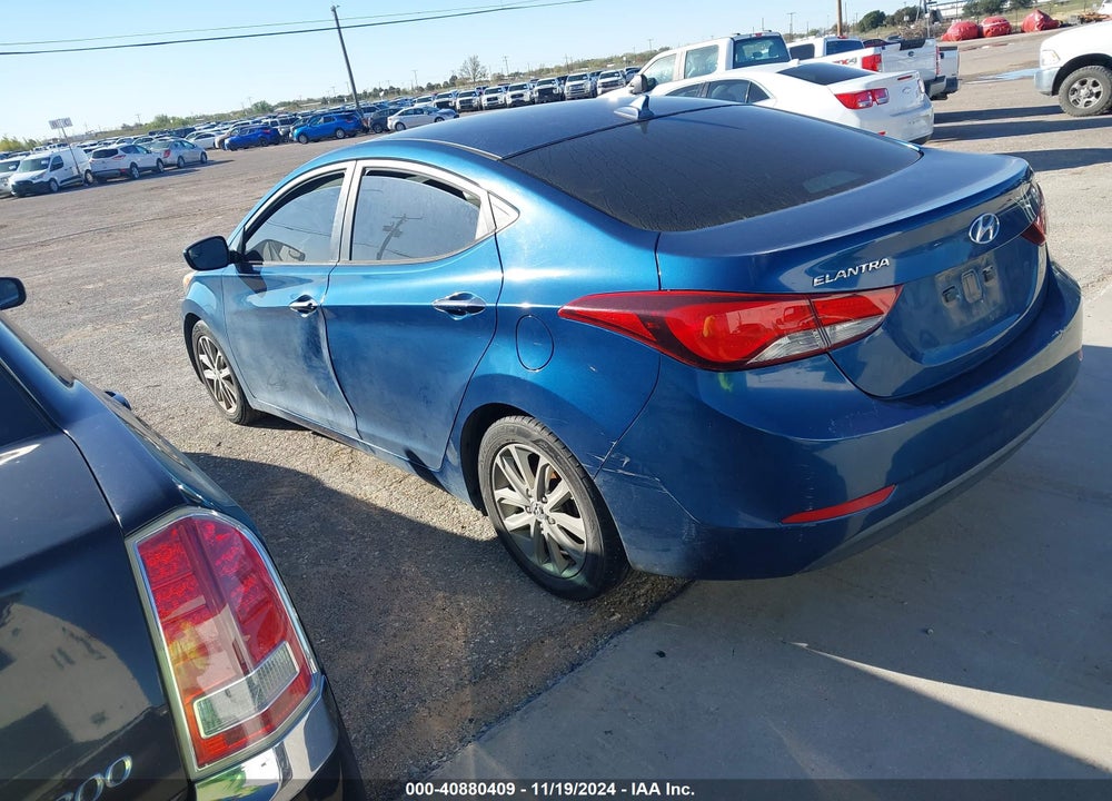 2016 HYUNDAI ELANTRA SE VIN: KMHDH4AE8GU491198