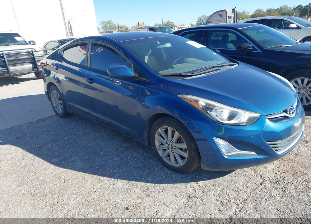 2016 HYUNDAI ELANTRA SE VIN: KMHDH4AE8GU491198