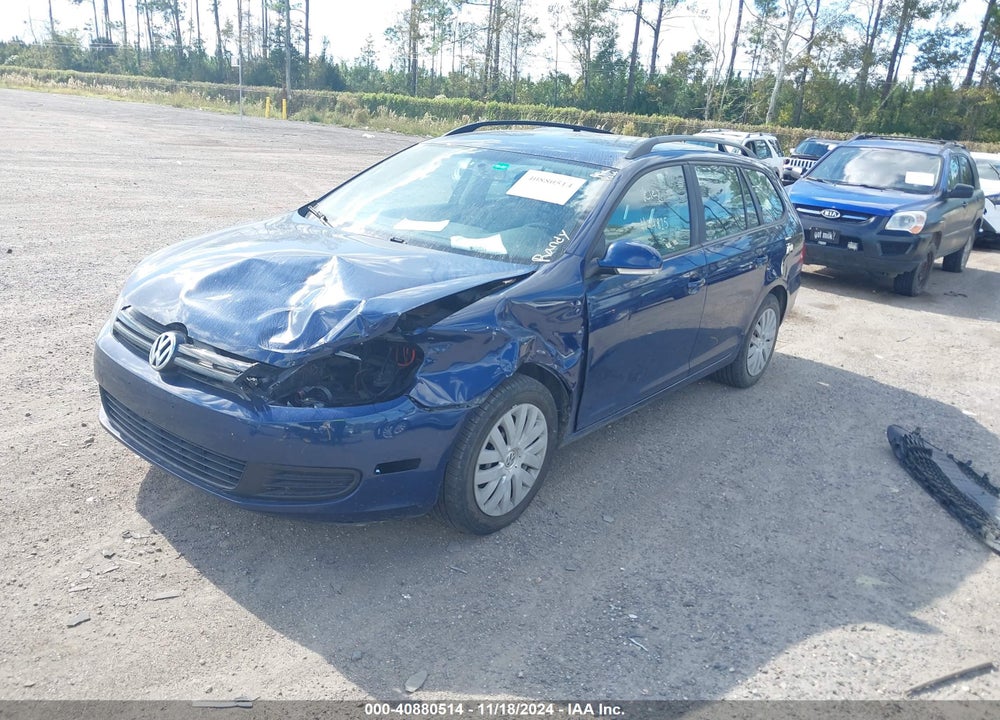 2014 VOLKSWAGEN JETTA SPORTWAGEN 2.5L S VIN: 3VWPP7AJ1EM602482