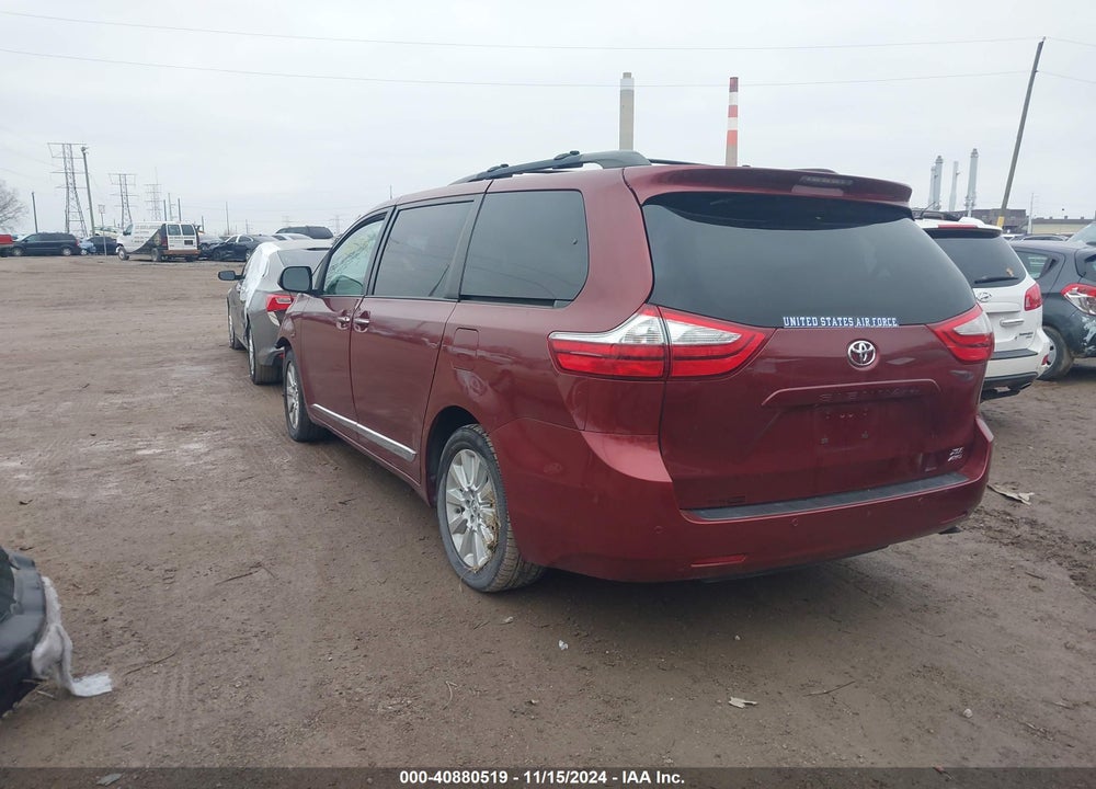 2015 TOYOTA SIENNA XLE LIMITED VIN: 5TDDK3DC1FS101961