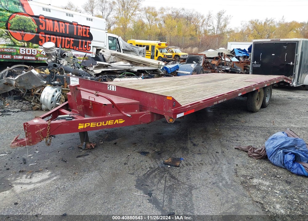 2019 PEQUEA 20' TRAILER VIN: 4JAHD2041KG126146