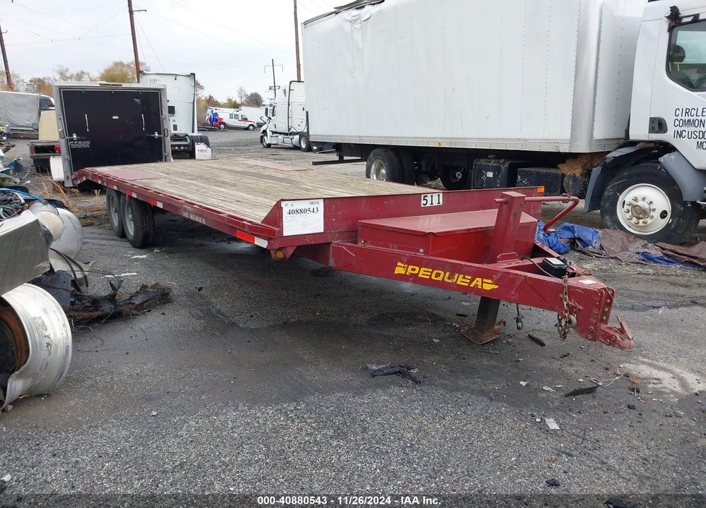 2019 PEQUEA 20' TRAILER VIN: 4JAHD2041KG126146