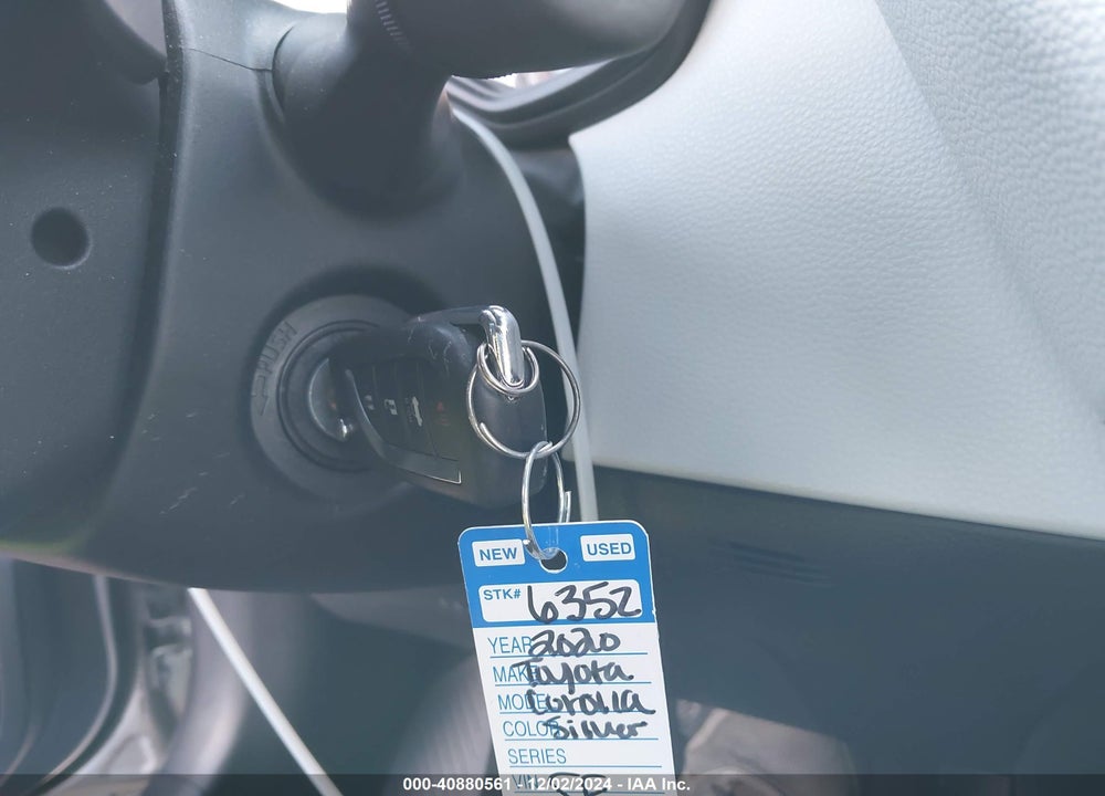 2020 TOYOTA COROLLA SE VIN: JTDS4RCE3LJ036319