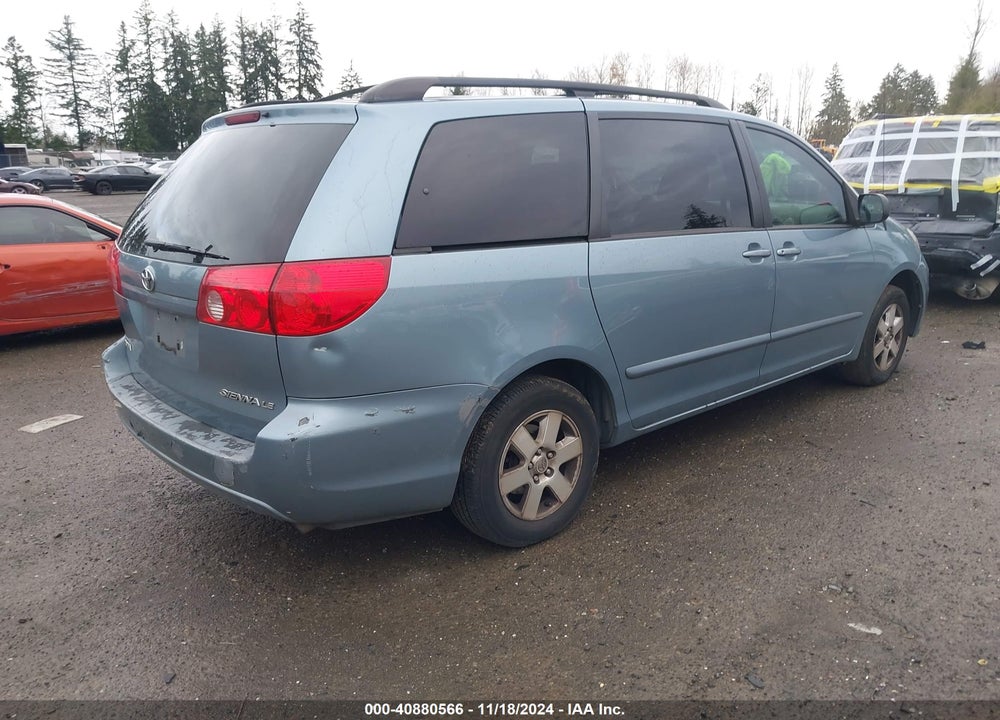 2008 TOYOTA SIENNA LE VIN: 5TDZK23C78S184333