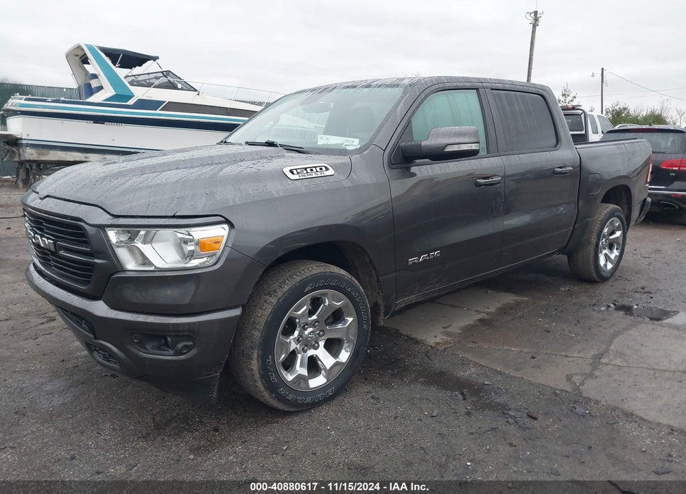 2020 RAM 1500 BIG HORN 4X4 5'7 BOX VIN: 1C6SRFFTXLN218741
