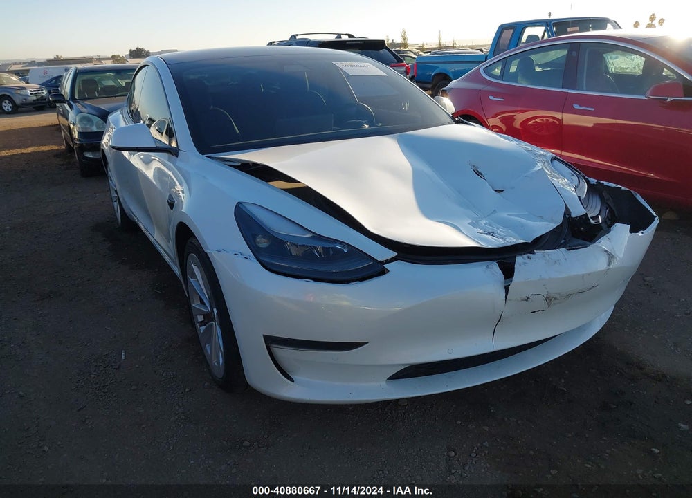2022 TESLA MODEL 3 LONG RANGE DUAL MOTOR ALL-WHEEL DRIVE VIN: 5YJ3E1EB1NF137536