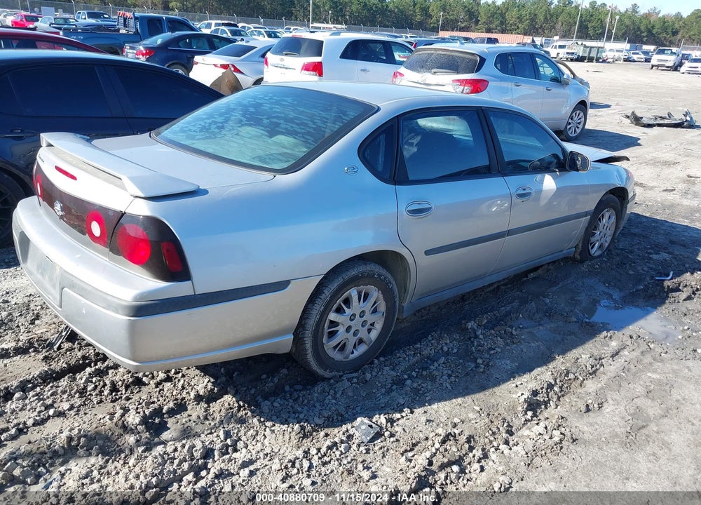 2005 CHEVROLET IMPALA VIN: 2G1WF52E759354702
