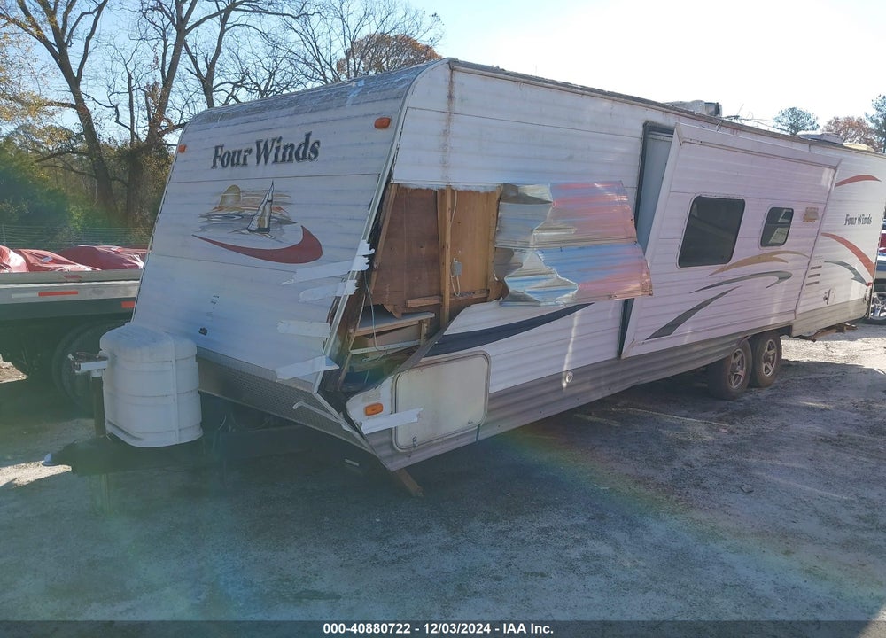 2008 FOUR WINDS TRAVEL TRAILER VIN: 47CTFEP288M433049