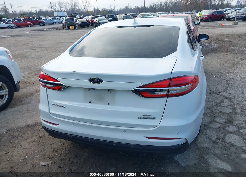 2019 FORD FUSION HYBRID SE VIN: 3FA6P0LU8KR222797