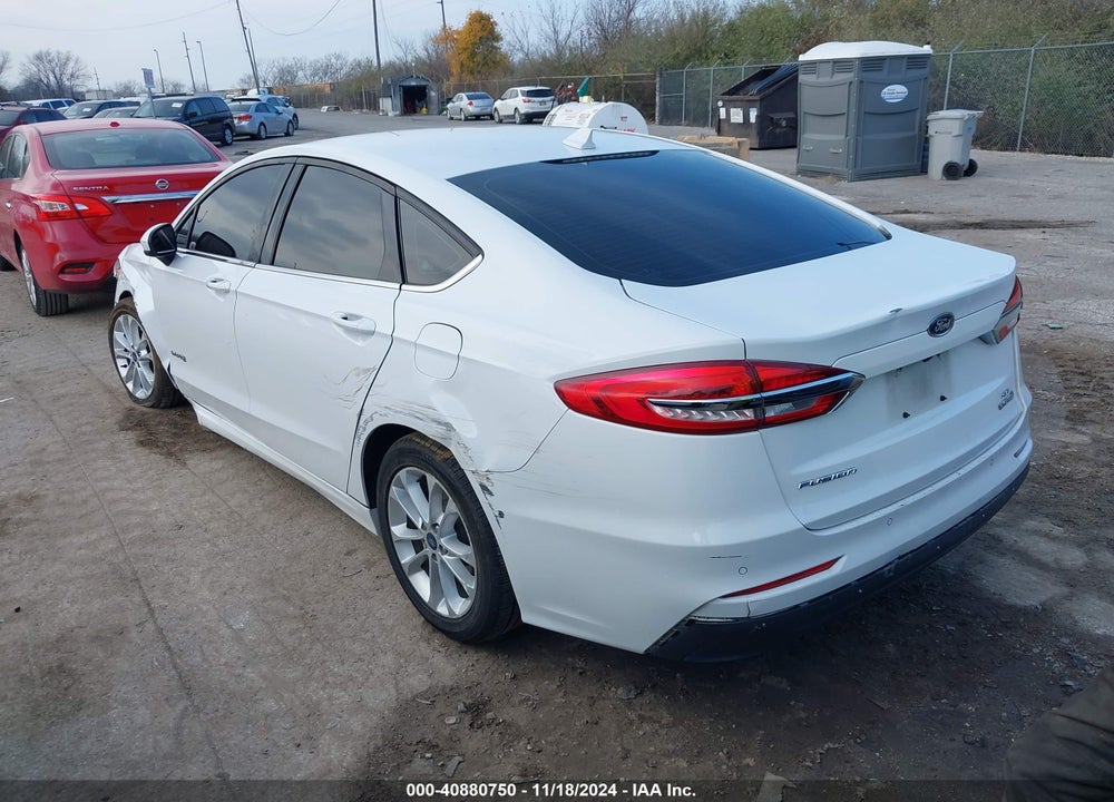 2019 FORD FUSION HYBRID SE VIN: 3FA6P0LU8KR222797