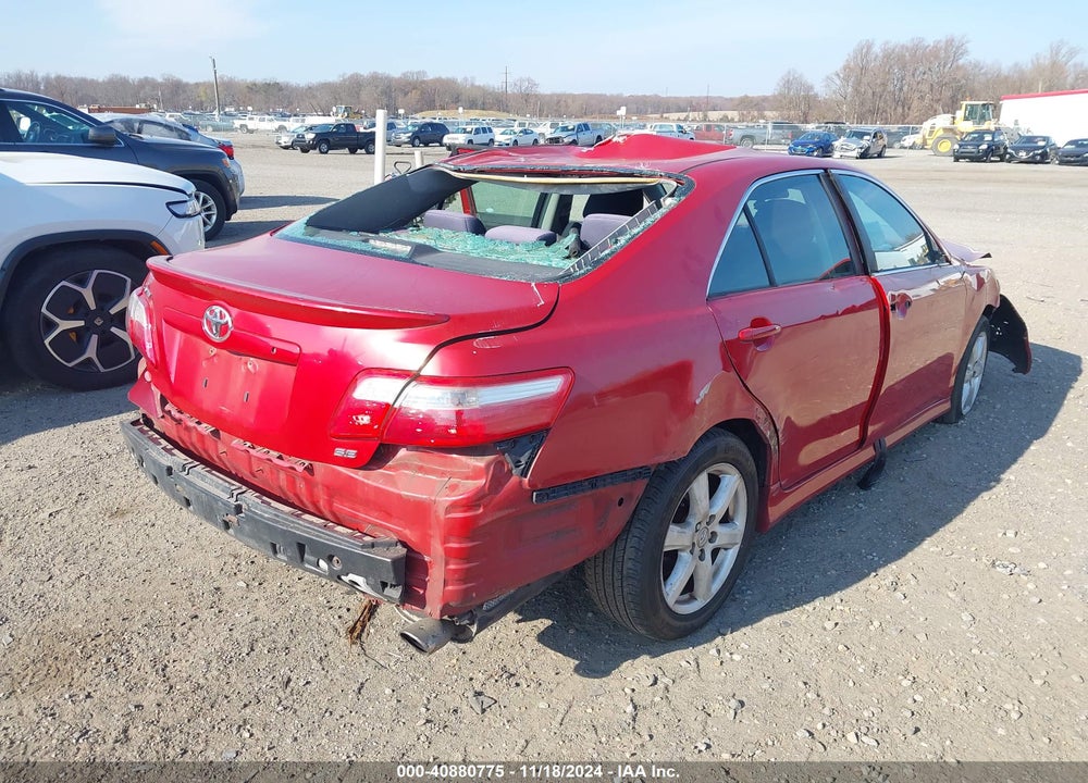 2008 TOYOTA CAMRY SE VIN: 4T1BE46K88U199826
