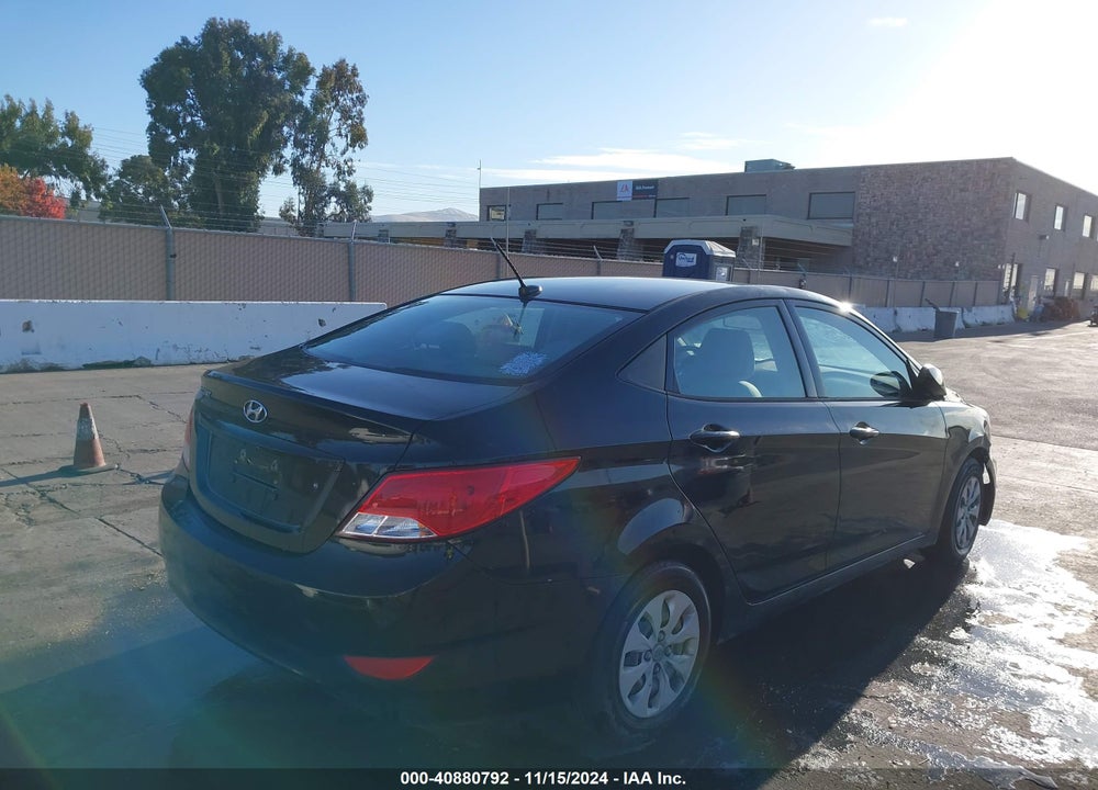 2016 HYUNDAI ACCENT SE VIN: KMHCT4AE0GU160190
