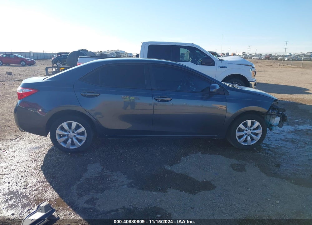 2014 TOYOTA COROLLA LE VIN: 2T1BURHEXEC166038