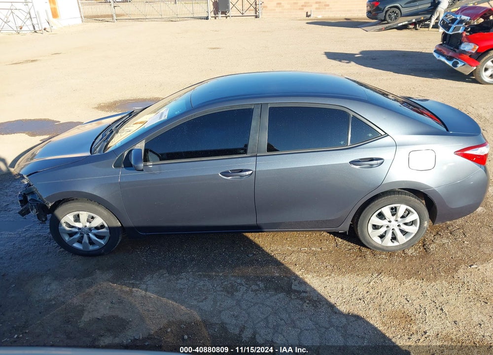 2014 TOYOTA COROLLA LE VIN: 2T1BURHEXEC166038