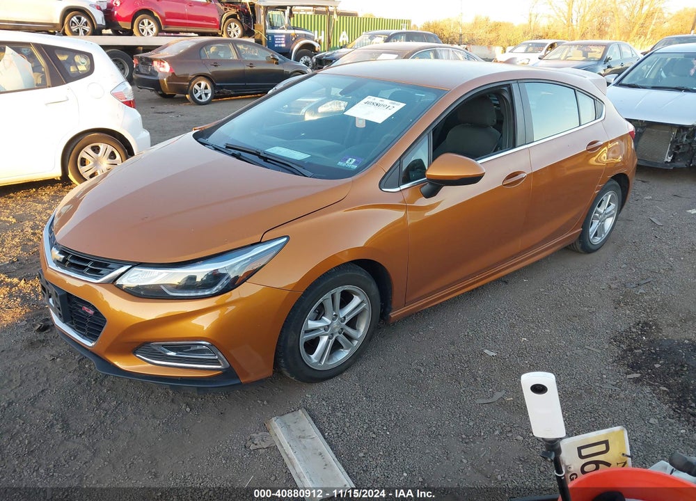 2017 CHEVROLET CRUZE LT AUTO VIN: 3G1BE6SM3HS547693