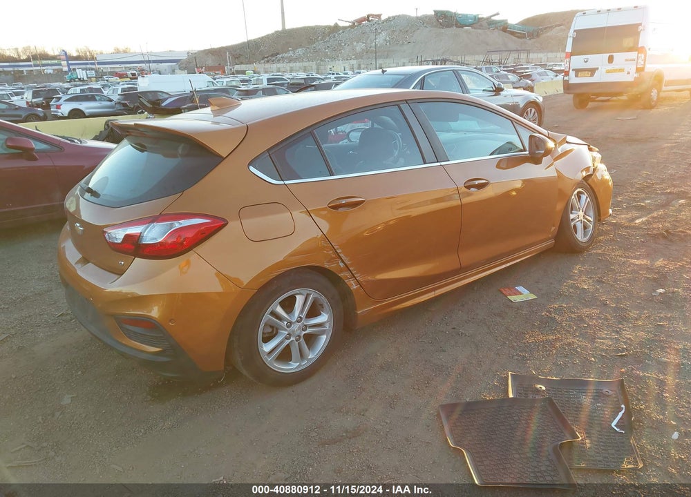 2017 CHEVROLET CRUZE LT AUTO VIN: 3G1BE6SM3HS547693