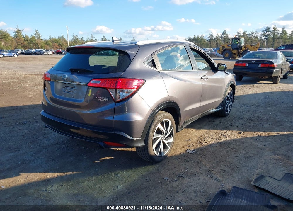 2020 HONDA HR-V AWD SPORT VIN: 3CZRU6H13LM734154