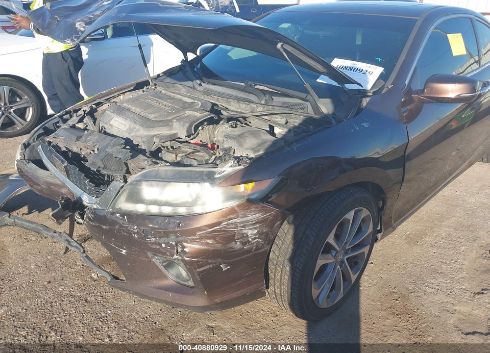 2013 HONDA ACCORD EX-L V-6 VIN: 1HGCT2B8XDA012161
