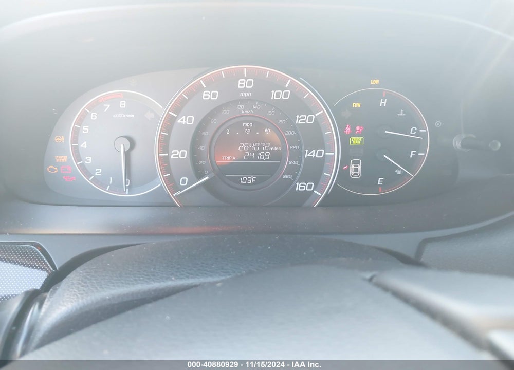 2013 HONDA ACCORD EX-L V-6 VIN: 1HGCT2B8XDA012161