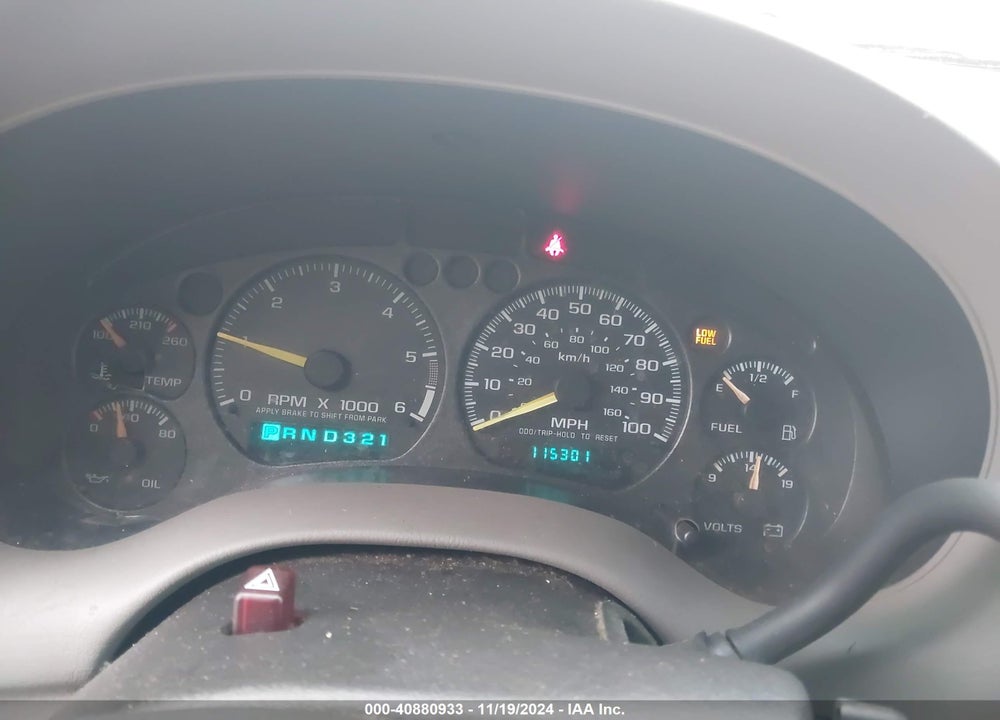 2001 CHEVROLET S-10 VIN: 1GCCS19W418154525