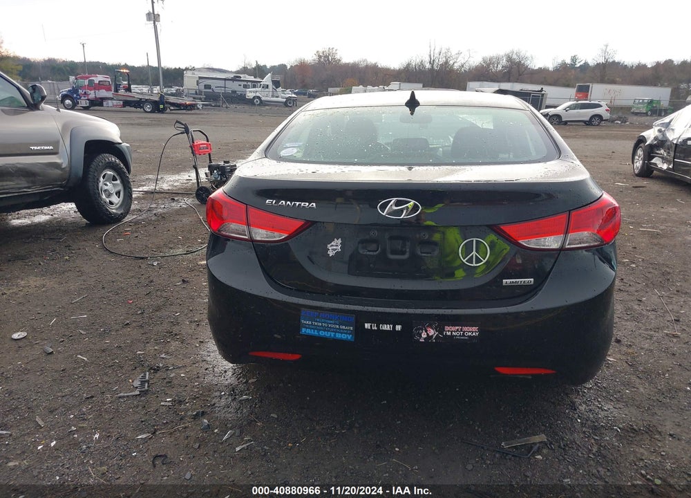 2013 HYUNDAI ELANTRA LIMITED VIN: 5NPDH4AEXDH207001