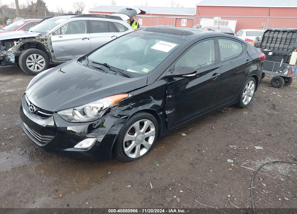 2013 HYUNDAI ELANTRA LIMITED VIN: 5NPDH4AEXDH207001