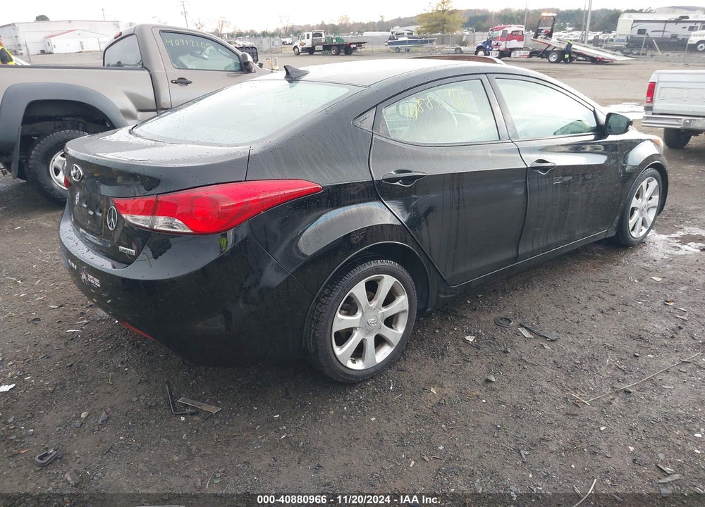 2013 HYUNDAI ELANTRA LIMITED VIN: 5NPDH4AEXDH207001