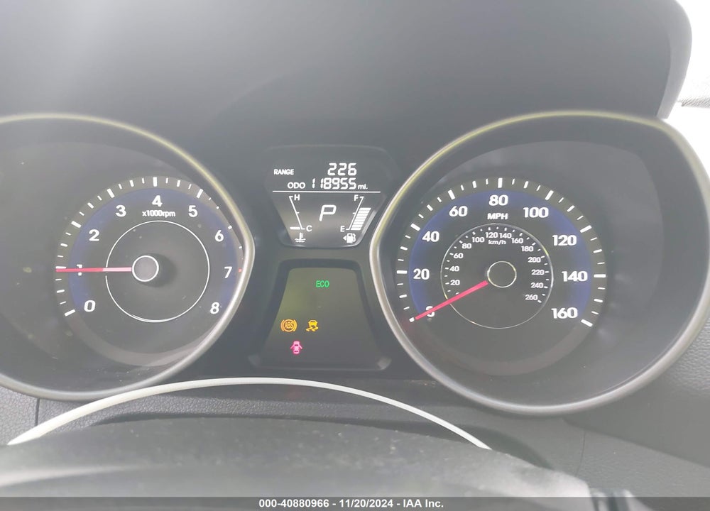 2013 HYUNDAI ELANTRA LIMITED VIN: 5NPDH4AEXDH207001