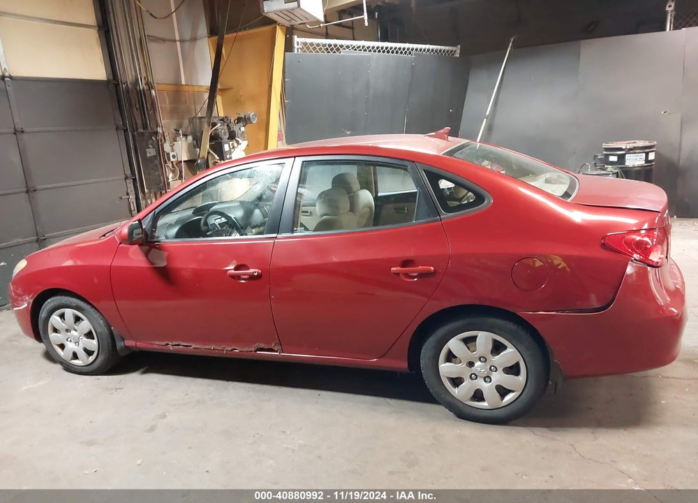 2009 HYUNDAI ELANTRA GLS VIN: KMHDU46D29U687748