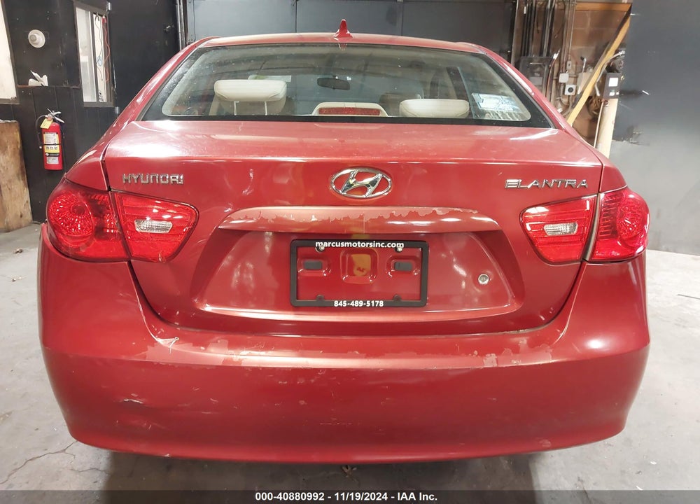 2009 HYUNDAI ELANTRA GLS VIN: KMHDU46D29U687748