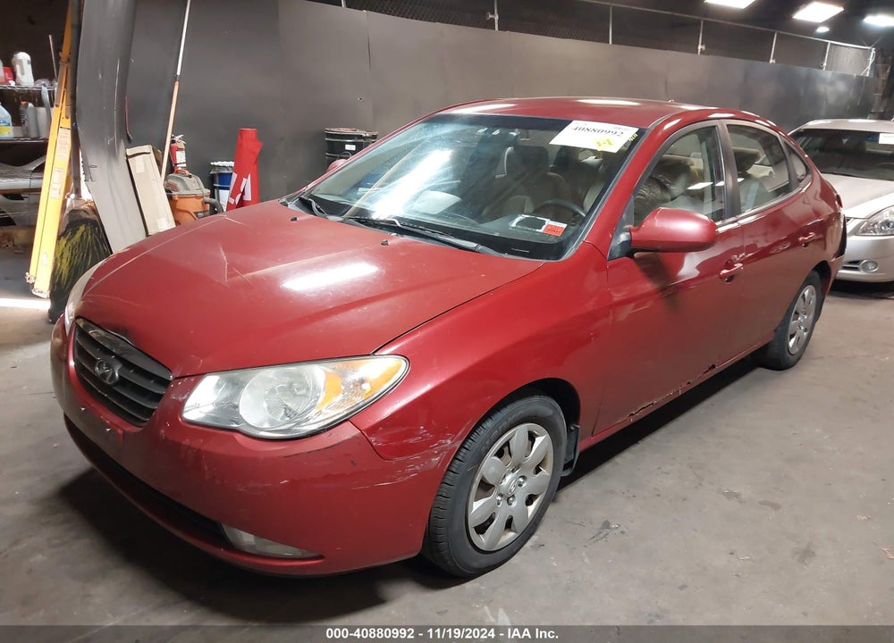 2009 HYUNDAI ELANTRA GLS VIN: KMHDU46D29U687748