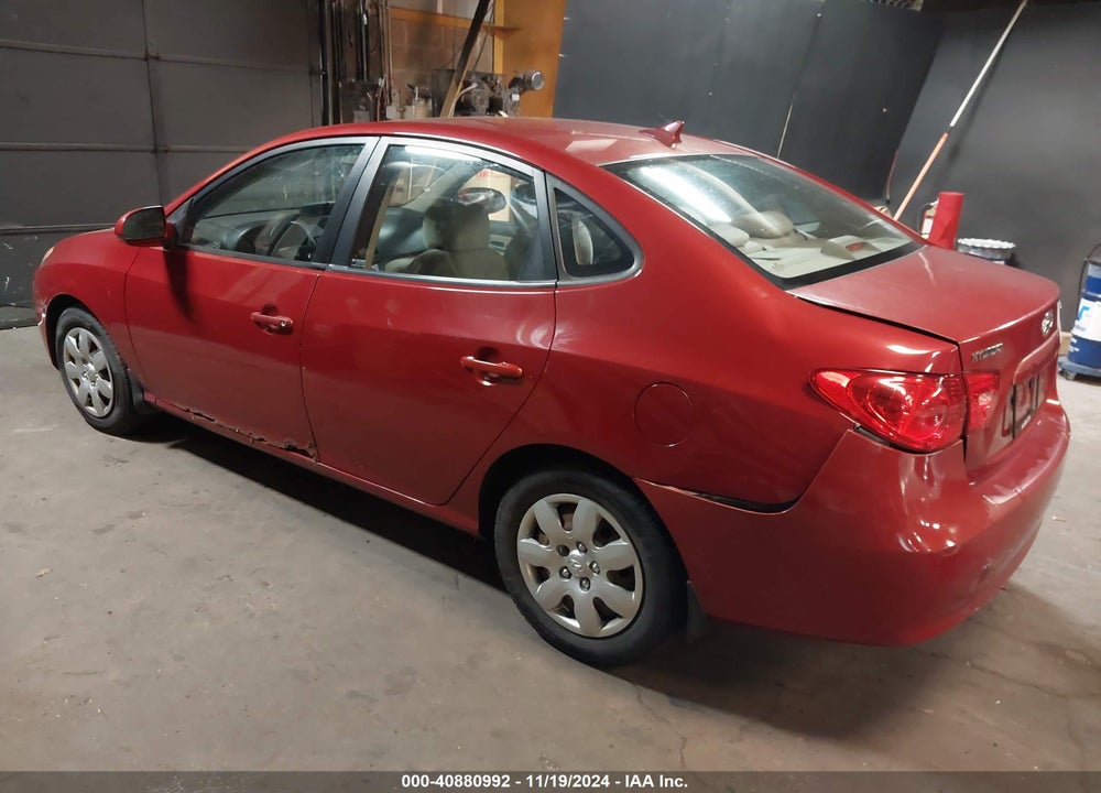 2009 HYUNDAI ELANTRA GLS VIN: KMHDU46D29U687748