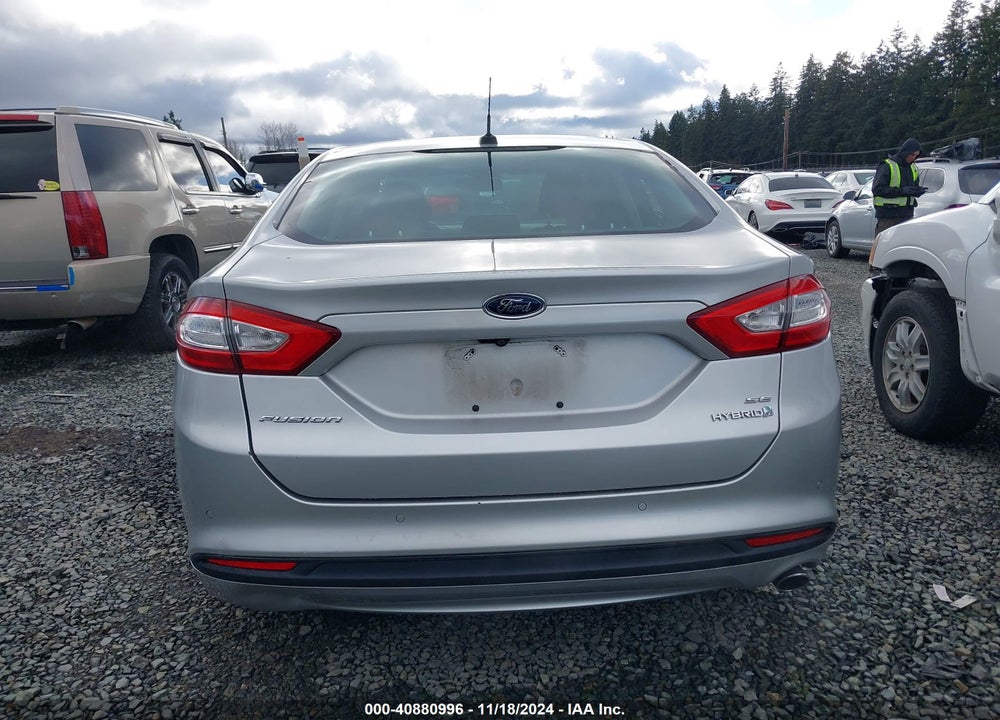 2013 FORD FUSION HYBRID SE VIN: 3FA6P0LU3DR184558