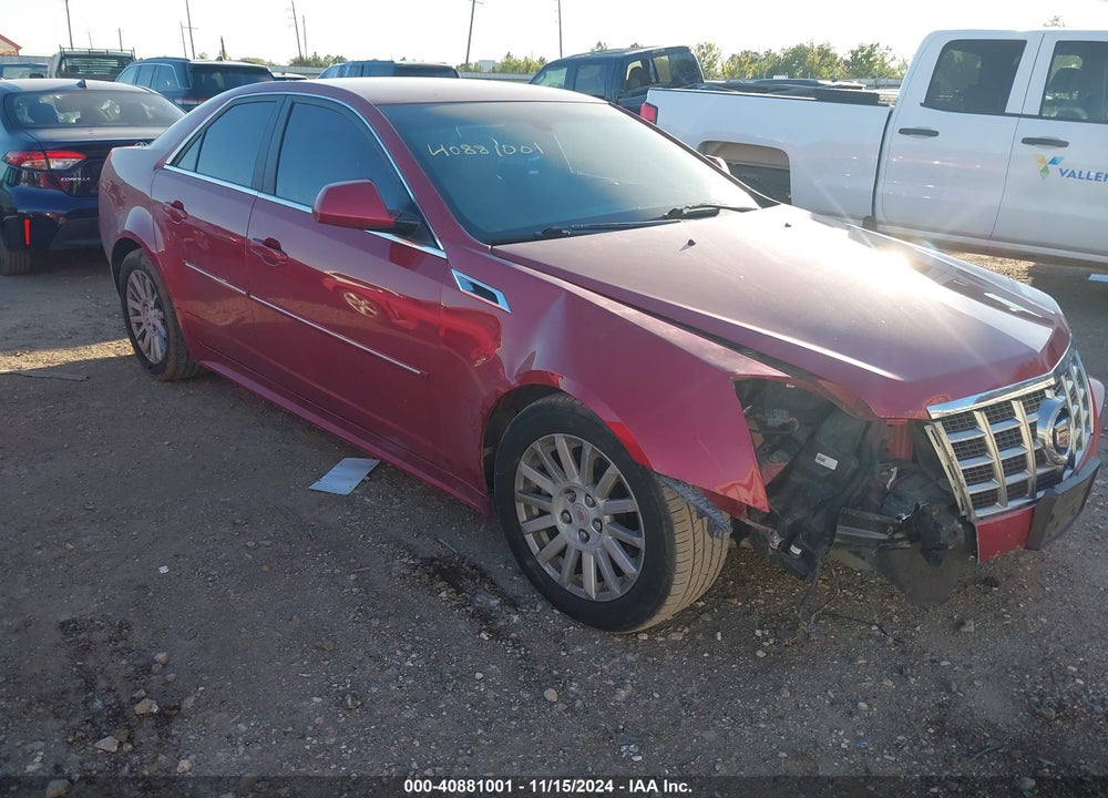 2013 CADILLAC CTS LUXURY VIN: 1G6DF5E51D0160849