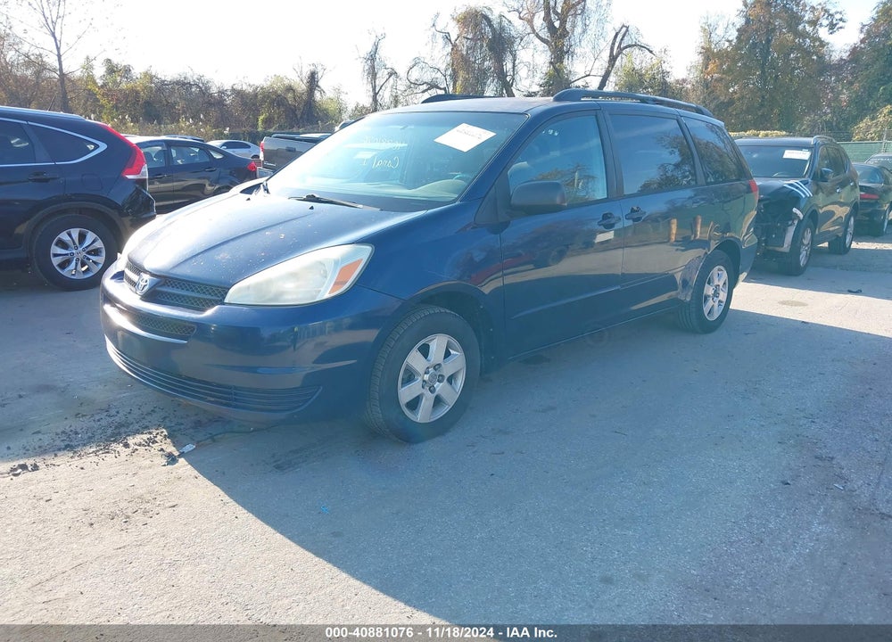 2004 TOYOTA SIENNA LE VIN: 5TDZA23C14S071507