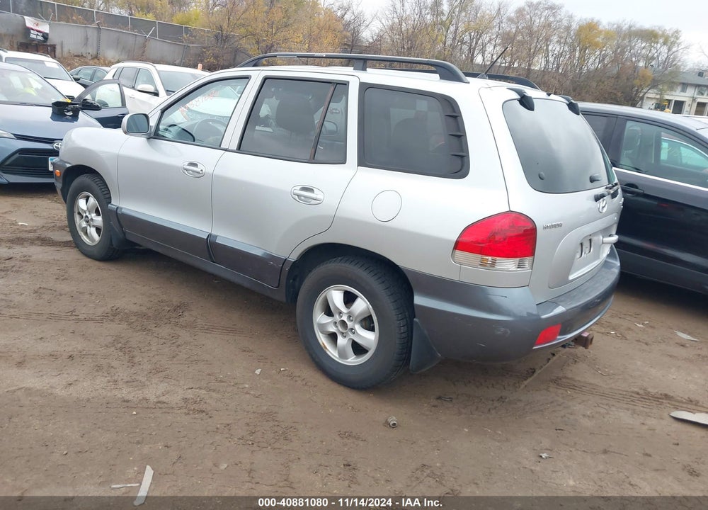 2005 HYUNDAI SANTA FE GLS VIN: KM8SC73DX5U006990