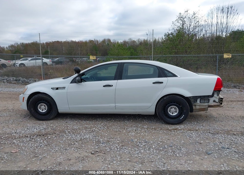 2014 CHEVROLET CAPRICE POLICE VIN: 6G3NS5U35EL970131