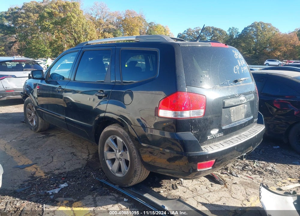 2009 KIA BORREGO EX V6 VIN: KNDJJ741895022924