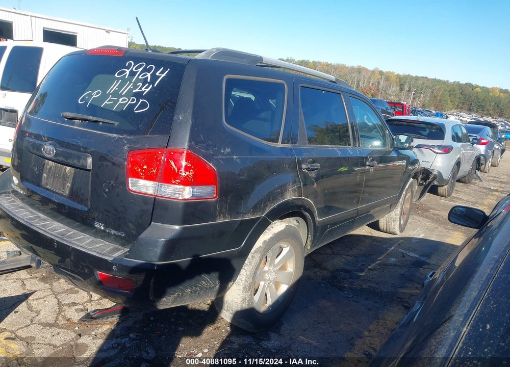 2009 KIA BORREGO EX V6 VIN: KNDJJ741895022924