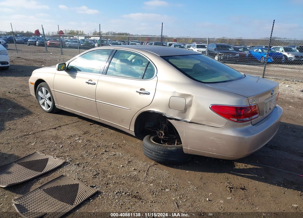 2006 LEXUS ES 330 VIN: JTHBA30G365150876