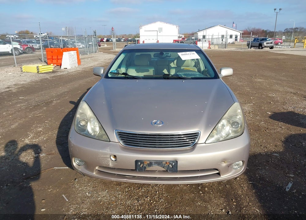 2006 LEXUS ES 330 VIN: JTHBA30G365150876